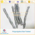 PP Twisted Bunchy Mesh Fibrillated Monofilament Wave Fiber Fiber